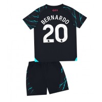 Manchester City Bernardo Silva #20 Rezervni Dres za djecu 2023-24 Kratak Rukav (+ Kratke hlače)